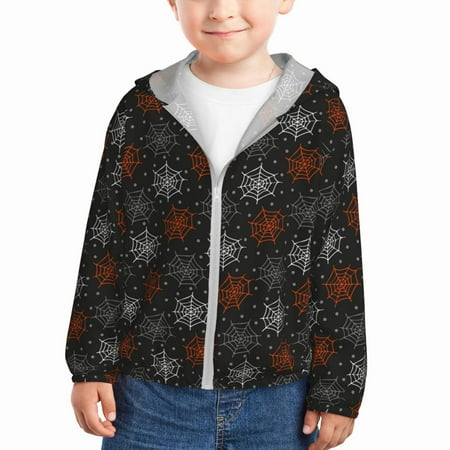 Ocsxa Spider Web Print Kids Active Zipper Sun Protection Jacket Boys Girls Hooded Cooling Shirt-4 Years
Ocsxa Spider Web Print Kids Active Zipper Sun Protection Jacket Boys Girls Hooded Cooling Shirt-4 Years