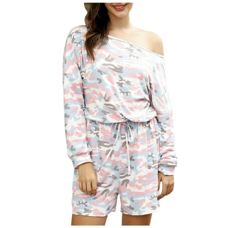 Jumpsuits Bodysuit For Women Jumpsuits For Lady Camouflage Print One Shoulder Drawstring Winter Rompers Body Suits Women Clothing Underwear Pajamas Lingerie For Women
Jumpsuits Bodysuit For Women Jumpsuits For Lady Camouflage Print One Shoulder Drawstring Winter Rompers Body Suits Women Clothing Underwear Pajamas Lingerie For Women