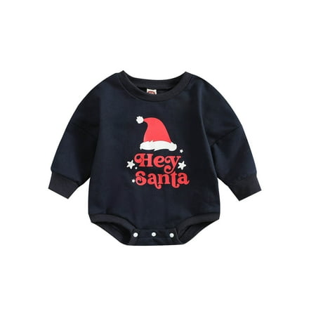 JDEFEG Baby Dog Children s Kids Toddler Santa Printed Letters Long Sleeve Sweatshirt Romper Jumpsuit Knitted Gown Baby Polyester Navy 100
JDEFEG Baby Dog Children s Kids Toddler Santa Printed Letters Long Sleeve Sweatshirt Romper Jumpsuit Knitted Gown Baby Polyester Navy 100