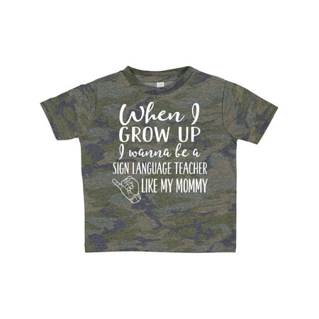 Inktastic Future Sign Language Teacher Like Mommy Gift Toddler Boy or Toddler Girl T-Shirt
Inktastic Future Sign Language Teacher Like Mommy Gift Toddler Boy or Toddler Girl T-Shirt