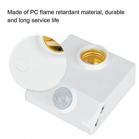Cergrey Infrared Sensor Motion Switch Adjustable E27 Light Socket For LED Bulb Appliances Infrared Sensor Motion Switch Light Holder Socket Switch
Cergrey Infrared Sensor Motion Switch Adjustable E27 Light Socket For LED Bulb Appliances Infrared Sensor Motion Switch Light Holder Socket Switch