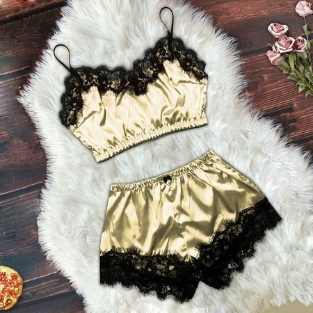 yotyukeb Women Sleepwear Set Women Satin Lace Camisole With Bow Shorts Pajamas Lingerie Sleepwear Set S-Xl Nightgowns For Women Sleepwear For Womens Pajamas For Women
yotyukeb Women Sleepwear Set Women Satin Lace Camisole With Bow Shorts Pajamas Lingerie Sleepwear Set S-Xl Nightgowns For Women Sleepwear For Womens Pajamas For Women
