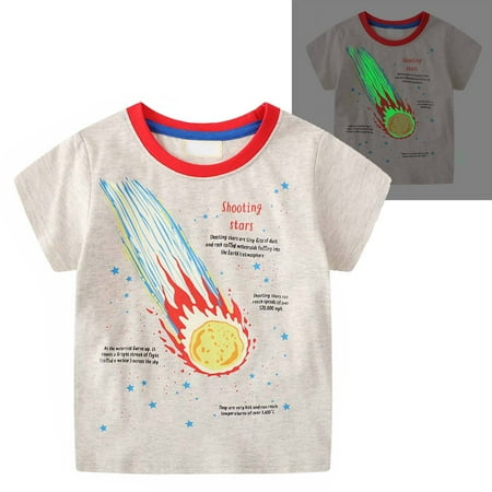Simplmasygenix Children s Day Gifts Kids Tops Clearance Baby Boys Round Neck Short Sleeve Fashion Luminous Cartoon Printed T-shirt
Simplmasygenix Children s Day Gifts Kids Tops Clearance Baby Boys Round Neck Short Sleeve Fashion Luminous Cartoon Printed T-shirt