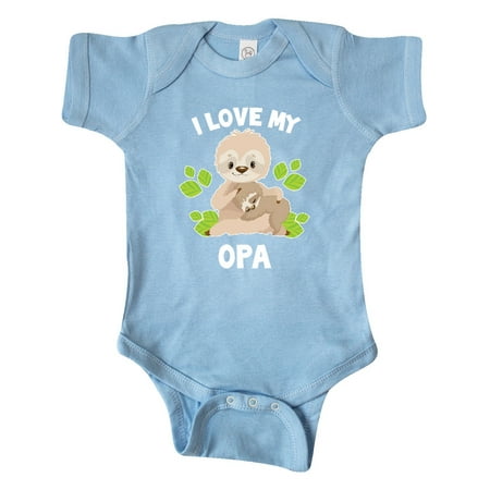 Inktastic Cute Sloth I Love My Opa with Green Leaves Gift Baby Boy or Baby Girl Bodysuit
Inktastic Cute Sloth I Love My Opa with Green Leaves Gift Baby Boy or Baby Girl Bodysuit