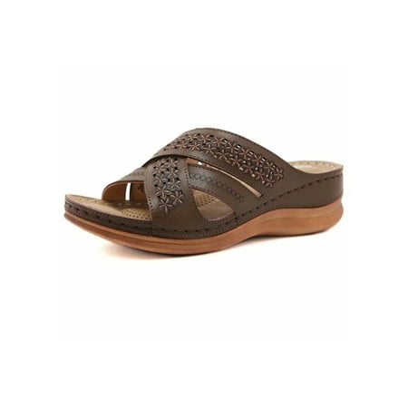 Lacyhop Women s Beach Soft Slip On Slides Womens Indoor&Outdoor Lightweight Thick Sole Slippers Nonslip Vintage Gladiator Shoes
Lacyhop Women s Beach Soft Slip On Slides Womens Indoor&Outdoor Lightweight Thick Sole Slippers Nonslip Vintage Gladiator Shoes