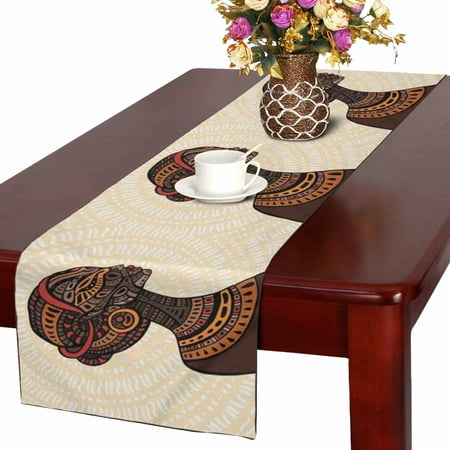 SUNENAT Beautiful African Woman Ethnic Tribal Portrait Table Runner Linen & Cotton Cloth Placemat Home Decor for Kitchen Dining Wedding Party 16 x 72 Inches
SUNENAT Beautiful African Woman Ethnic Tribal Portrait Table Runner Linen & Cotton Cloth Placemat Home Decor for Kitchen Dining Wedding Party 16 x 72 Inches