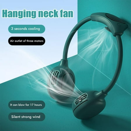 3 Speed Neck Fan USB Rechargeable Mini Neckband Fan 360 Degree Adjustable HandsFree Hanging Fan for Walk Travel
3 Speed Neck Fan USB Rechargeable Mini Neckband Fan 360 Degree Adjustable HandsFree Hanging Fan for Walk Travel