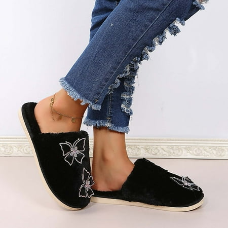 AXXD Sandals Women Autumn Large Size Flat-heeled Flat-bottomed Toe-type Plush Women s Slipper(6.5 Black)
AXXD Sandals Women Autumn Large Size Flat-heeled Flat-bottomed Toe-type Plush Women s Slipper(6.5 Black)
