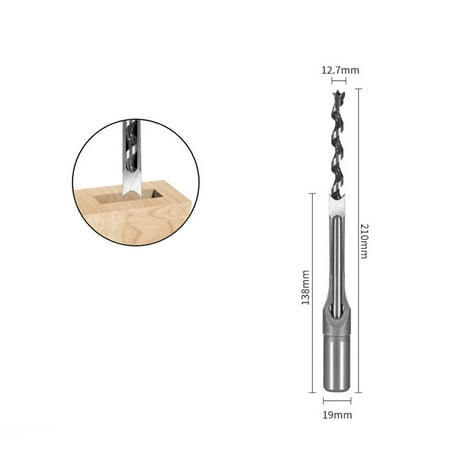BAMILL 1PC Tenon Mortise Woodworking HSS Drill Bits Square Auger Mortising Chisel Drill
BAMILL 1PC Tenon Mortise Woodworking HSS Drill Bits Square Auger Mortising Chisel Drill