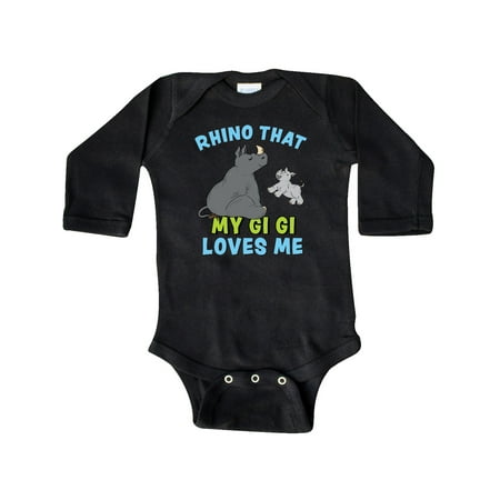 Inktastic Rhino That My Gi Gi Loves Me with Cute Rhinos Gift Baby Boy or Baby Girl Long Sleeve Bodysuit
Inktastic Rhino That My Gi Gi Loves Me with Cute Rhinos Gift Baby Boy or Baby Girl Long Sleeve Bodysuit
