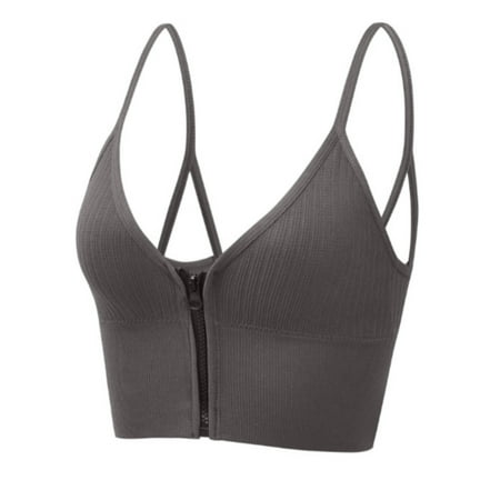 Women Zip Front Sports Bra Spaghetti Strap Cotton Pullover Sports Bra Yoga Bras Ladies Bralette Fitness Everyday Lingerie
Women Zip Front Sports Bra Spaghetti Strap Cotton Pullover Sports Bra Yoga Bras Ladies Bralette Fitness Everyday Lingerie