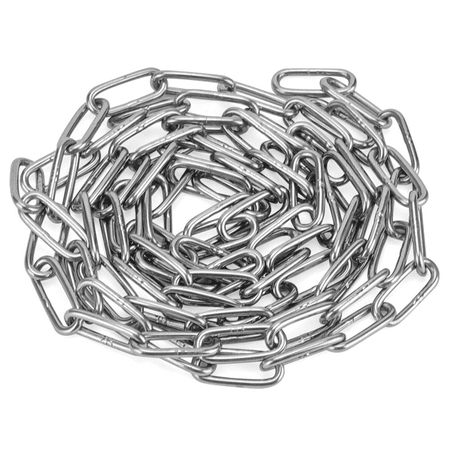 KOHAND 32.8 Feet 1/8 inch Stainless Steel Chain Link 3mm x 10m Metal Proof Coil Chain for Hanging Plant Hanging Clothes Swing
KOHAND 32.8 Feet 1/8 inch Stainless Steel Chain Link 3mm x 10m Metal Proof Coil Chain for Hanging Plant Hanging Clothes Swing