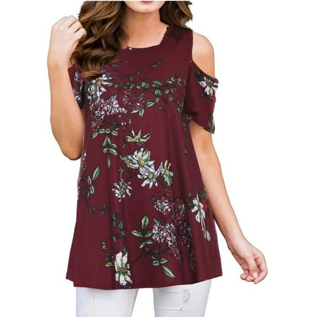 SBYOJLPB Women s waist Women‘s Summer T-Shirts Short Sleeve Tunic Strappy Cold Shoulder Tops Red 16(XXL)
SBYOJLPB Women s waist Women‘s Summer T-Shirts Short Sleeve Tunic Strappy Cold Shoulder Tops Red 16(XXL)