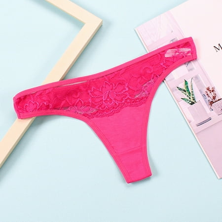 Relanfenk Intimates Women s Lace Thong Hollow Low Waist Cotton Crotch Bacteriostat Underwear
Relanfenk Intimates Women s Lace Thong Hollow Low Waist Cotton Crotch Bacteriostat Underwear