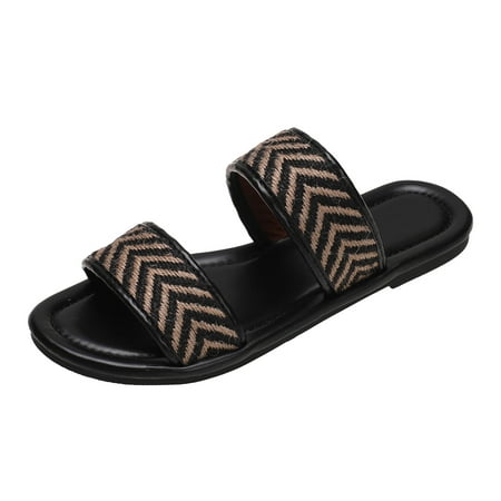 Slippers Women Women Shoes Flat Bottom Non Slip Beach Open Toe Shoes Cloth Black 38
Slippers Women Women Shoes Flat Bottom Non Slip Beach Open Toe Shoes Cloth Black 38