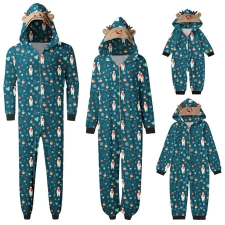 KEUSN Family Matching Christmas Pajamas Set Sleepwear Jumpsuit Hoodie with Hood for Family
KEUSN Family Matching Christmas Pajamas Set Sleepwear Jumpsuit Hoodie with Hood for Family