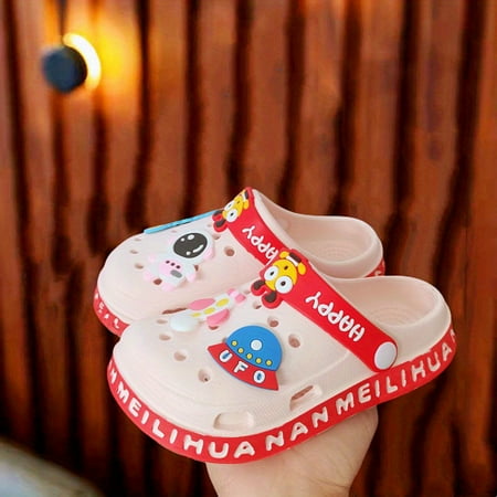 JIAGEYA Boys Casual Cartoon Clogs Non-slip Breathable Lightweight Slip-on Soft Sole Sandals Slippers For Walking
JIAGEYA Boys Casual Cartoon Clogs Non-slip Breathable Lightweight Slip-on Soft Sole Sandals Slippers For Walking