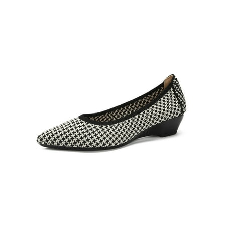 Gomelly Womens Dress Shoe Slip On Wedge Pumps Shoes Low Heel Heels Fashion Wedges Women Ladies Check Black 8.5
Gomelly Womens Dress Shoe Slip On Wedge Pumps Shoes Low Heel Heels Fashion Wedges Women Ladies Check Black 8.5