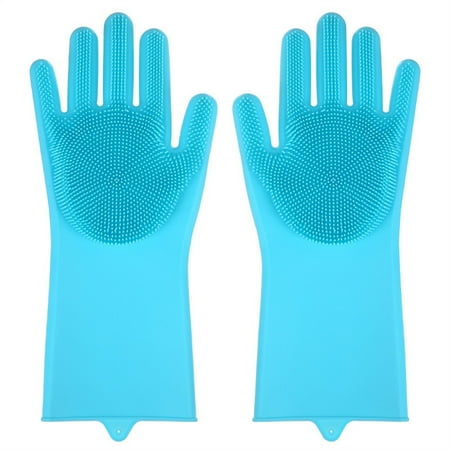 1Pair Silicone Scrubber Rubber Cleaning Gloves Dishwashing Scrubbing Gloves
1Pair Silicone Scrubber Rubber Cleaning Gloves Dishwashing Scrubbing Gloves
