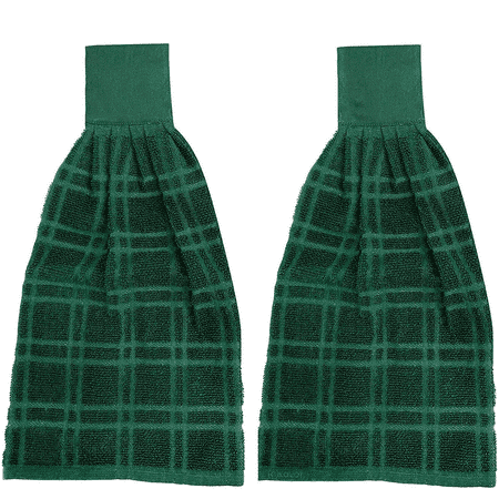 KOVOT Set of 2 Cotton Hanging Tie Towels | Include (2) Hanging Towels That Latch with Hook & Loop (Hunter Green)
KOVOT Set of 2 Cotton Hanging Tie Towels | Include (2) Hanging Towels That Latch with Hook & Loop (Hunter Green)