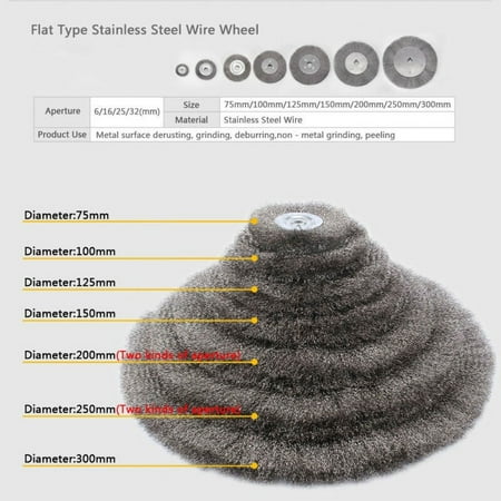 BUYISI Crimped Stainless Steel Wire Wheel Brush For Cleaning Bench Grinder Rust 3 -12 100mm
BUYISI Crimped Stainless Steel Wire Wheel Brush For Cleaning Bench Grinder Rust 3 -12 100mm