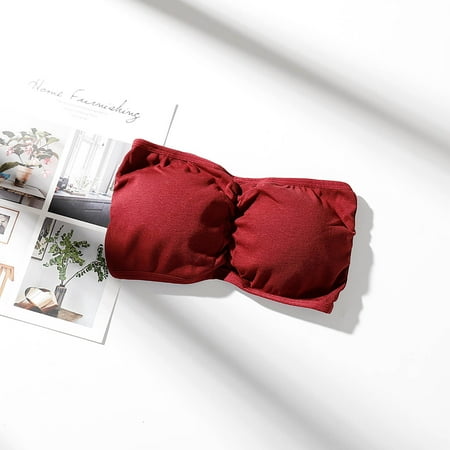 DENGDENG Women s Soft Padded Strapless Bra Comfortflex Backless Bras for Women Bandeau Push Up Underwire
DENGDENG Women s Soft Padded Strapless Bra Comfortflex Backless Bras for Women Bandeau Push Up Underwire