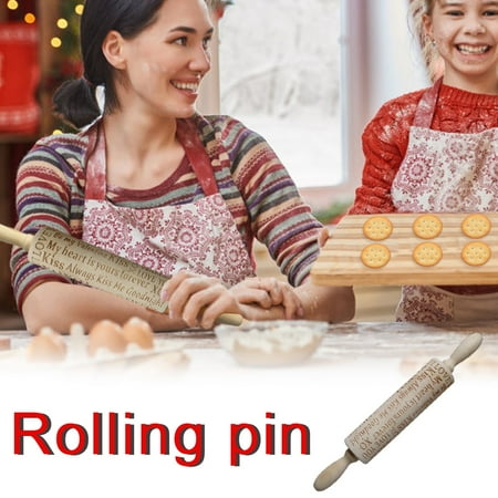 QWANG 1PC Wooden Valentine s Day Letter Rolling Pin Wooden Carved Embossed Rolling Pin
QWANG 1PC Wooden Valentine s Day Letter Rolling Pin Wooden Carved Embossed Rolling Pin
