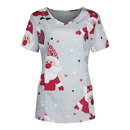 Women Scrub_Top Working Uniform Blouse Short Sleeve V-Neck Workwear T-Shirt with Pocket Comfy Tops XL
Women Scrub_Top Working Uniform Blouse Short Sleeve V-Neck Workwear T-Shirt with Pocket Comfy Tops XL