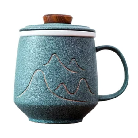 Qeeadeea/Chinese Style Tea Mug With Infuser And Lid 350ml/12.3oz Ceramic Mug With Lid Tea Mug With Lid-green-380ml/13.4oz
Qeeadeea/Chinese Style Tea Mug With Infuser And Lid 350ml/12.3oz Ceramic Mug With Lid Tea Mug With Lid-green-380ml/13.4oz