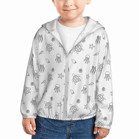 Gaeub Hand Drawn Turtle Print Athletic Sun Protection Hoodie for Kids Long Sleeve Outdoor UV Shirt Running Fishing Top for Boys Girls-3 Years
Gaeub Hand Drawn Turtle Print Athletic Sun Protection Hoodie for Kids Long Sleeve Outdoor UV Shirt Running Fishing Top for Boys Girls-3 Years
