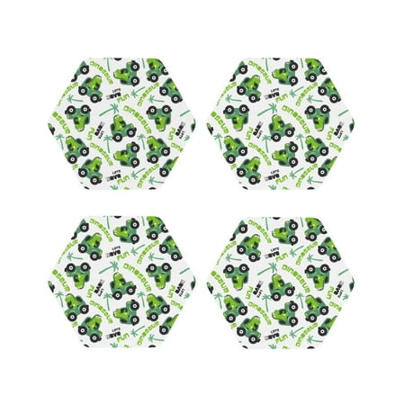 Leather Coasters Set of 4 - green rainbow car Lightweight Non-Slip Drink Coasters for Desk Anti-Scalding Desk Cup Coasters for Office Table Decor Hexagon
Leather Coasters Set of 4 - green rainbow car Lightweight Non-Slip Drink Coasters for Desk Anti-Scalding Desk Cup Coasters for Office Table Decor Hexagon