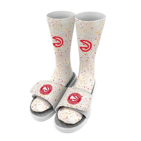 Men s ISlide White Atlanta Hawks Team Logo Speckle Socks & Slide Sandals Bundle
Men s ISlide White Atlanta Hawks Team Logo Speckle Socks & Slide Sandals Bundle