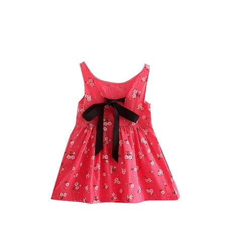 EHTMSAK Infant Baby Toddler Child Children Kids Sleeveless Dresses for Girls Sundress Floral Summer Dress Watermelon Red 1T-6T 100
EHTMSAK Infant Baby Toddler Child Children Kids Sleeveless Dresses for Girls Sundress Floral Summer Dress Watermelon Red 1T-6T 100
