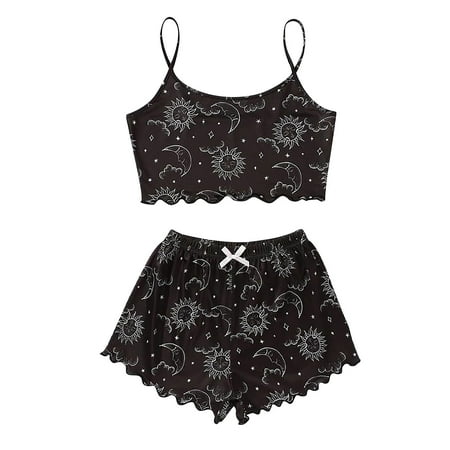 Tops+Pants Camisole Sleep Wear Fashion Women Set Sets Print Wear Home Women Suits & Sets Women s Pajamas Short Sleeve
Tops+Pants Camisole Sleep Wear Fashion Women Set Sets Print Wear Home Women Suits & Sets Women s Pajamas Short Sleeve