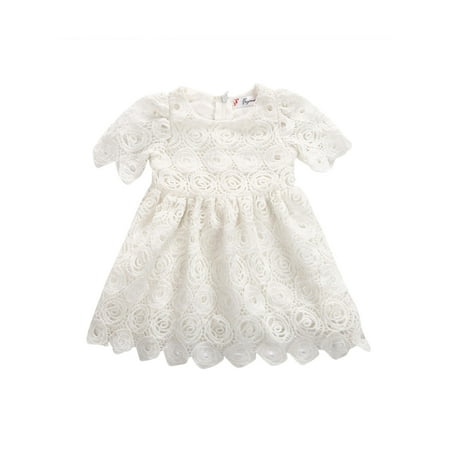 Infant Baby Girls Dress Ruffle Lace Hollow Floral Tutu Dresses Formal Party Wedding Outfits Dress
Infant Baby Girls Dress Ruffle Lace Hollow Floral Tutu Dresses Formal Party Wedding Outfits Dress