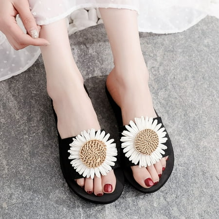 Cathalem Ballerina Slippers for Women Home Flowers Beach Shoes Flat Sandals Flip-Flops Slipper Women S Slipper for Women Black 8
Cathalem Ballerina Slippers for Women Home Flowers Beach Shoes Flat Sandals Flip-Flops Slipper Women S Slipper for Women Black 8