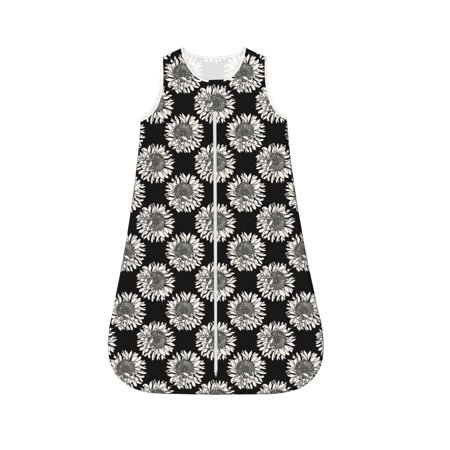 Fotbe White Sunflowers Pattern Sleep Sack - Baby Wearable Blanket with Zipper Extra Soft Cotton Sleeveless Sleeping Bag for Infants-Small
Fotbe White Sunflowers Pattern Sleep Sack - Baby Wearable Blanket with Zipper Extra Soft Cotton Sleeveless Sleeping Bag for Infants-Small