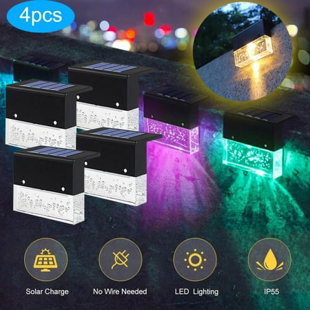 sunhillsgrace 4pcs solar step lamp ip55 warm white+rgb light outdoor garden waterproof lightled light
sunhillsgrace 4pcs solar step lamp ip55 warm white+rgb light outdoor garden waterproof lightled light
