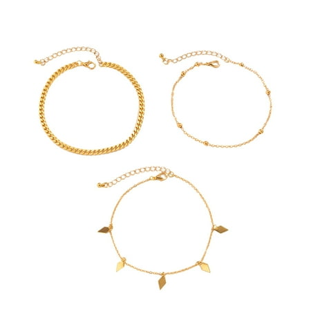 3PC Boho Geometric Shape Beads Single Layer Beach Anklets For Women Ring Beads Pendant Foot Chains Beach Bracelet Anklets
3PC Boho Geometric Shape Beads Single Layer Beach Anklets For Women Ring Beads Pendant Foot Chains Beach Bracelet Anklets