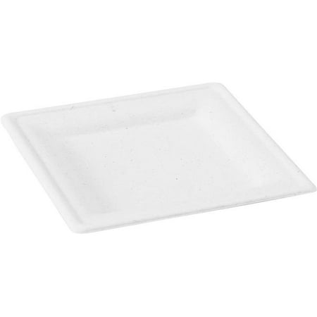 Packnwood 210APU2022 7.8 x 7.8 in. Square Fiber Plate for 210APU2020A - 500 Piece