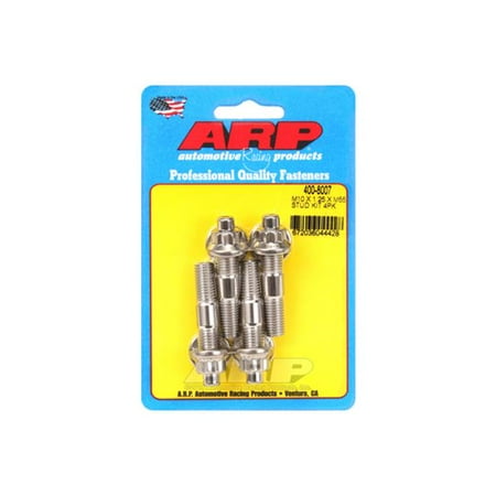ARP ARP400-8007 10 x 1.25 mm 12 Point Nuts Thread Stud with 2.165 in. Long Polished - Set of 4
ARP ARP400-8007 10 x 1.25 mm 12 Point Nuts Thread Stud with 2.165 in. Long Polished - Set of 4