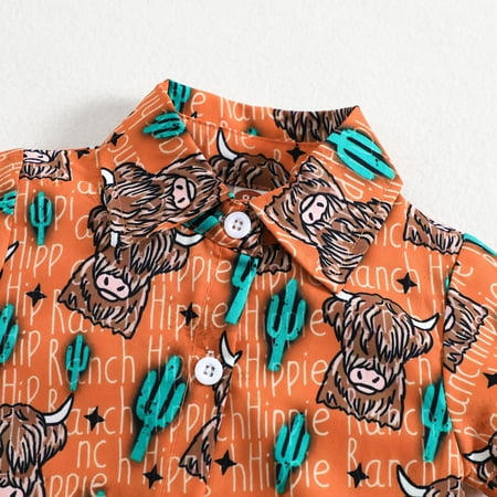 nsendm Toddler Boys Short Sleeve Cartoon Floral Printed T Shirt Gentleman Tops Clothes Boy Clothe Set Shirt Orange 6-9 Months
nsendm Toddler Boys Short Sleeve Cartoon Floral Printed T Shirt Gentleman Tops Clothes Boy Clothe Set Shirt Orange 6-9 Months