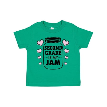 Inktastic Back to School 2nd Grade is My Jam Gift Toddler Boy or Toddler Girl T-Shirt