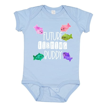 Inktastic Future Fishing Buddy with Colorful Fish Gift Baby Boy or Baby Girl Bodysuit
Inktastic Future Fishing Buddy with Colorful Fish Gift Baby Boy or Baby Girl Bodysuit
