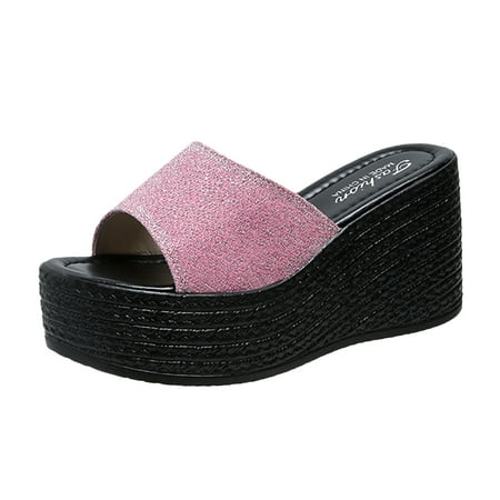 YanHoo Platform Sandals for Women Open Toe Peep-toe Thick Sole Wedge Sandals Summer Casual Slide Sandals Shoes
YanHoo Platform Sandals for Women Open Toe Peep-toe Thick Sole Wedge Sandals Summer Casual Slide Sandals Shoes