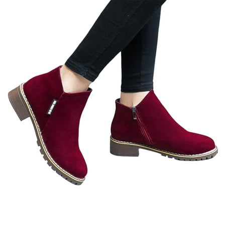 Girls Thick Heel Ankle Boots with High Quality Fabric Material for Stylish Women Office Lady 42 Red
Girls Thick Heel Ankle Boots with High Quality Fabric Material for Stylish Women Office Lady 42 Red