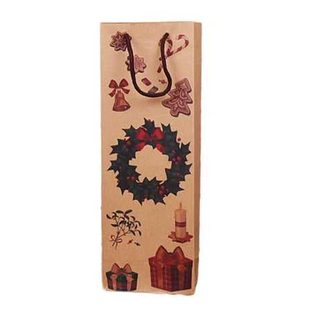 xinhuadsh Kraft Paper Bag Cartoon Printed Christmas Pattern Handle Design Rectangular Storage Reusable Christmas Red Wine Bottle Bag for Festival
xinhuadsh Kraft Paper Bag Cartoon Printed Christmas Pattern Handle Design Rectangular Storage Reusable Christmas Red Wine Bottle Bag for Festival