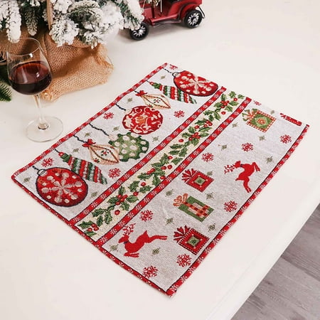 Christmas Decoration Supplies WMYBD Christmas Ornament Cartoon Knitted Decorative Placemat
Christmas Decoration Supplies WMYBD Christmas Ornament Cartoon Knitted Decorative Placemat