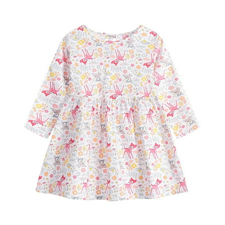 Esaierr 6M-6Y Newborn Girls Spring Fall Floral Dress Long Sleeve Printed Princess Dress Twirly Cute Casual Dress Clothes for Kids Baby Toddler
Esaierr 6M-6Y Newborn Girls Spring Fall Floral Dress Long Sleeve Printed Princess Dress Twirly Cute Casual Dress Clothes for Kids Baby Toddler