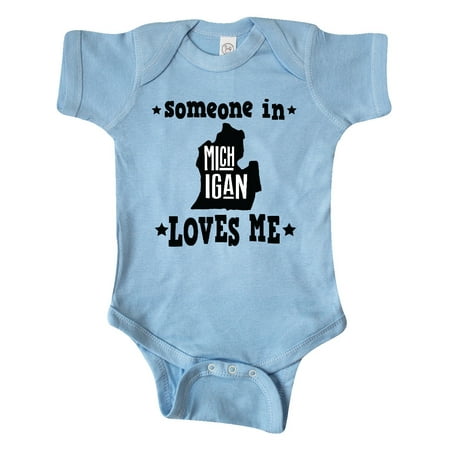 Inktastic Michigan Travel Gift Someone Loves Me Gift Baby Boy or Baby Girl Bodysuit
Inktastic Michigan Travel Gift Someone Loves Me Gift Baby Boy or Baby Girl Bodysuit